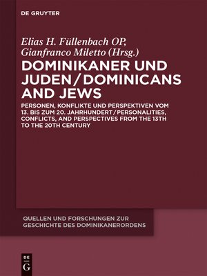 cover image of Dominikaner und Juden / Dominicans and Jews